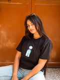 Beyond the Horizon – Astronaut Embroidered T-Shirt